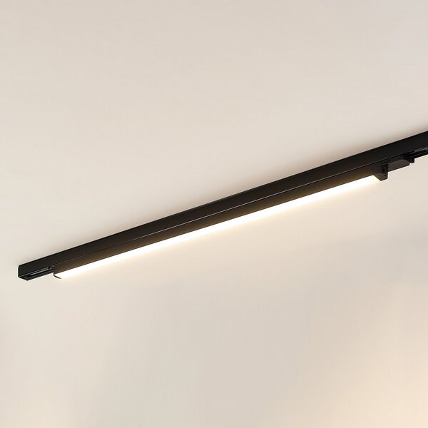 Arcchio LED релсов светильник Harlow, черен, 109 см, 3000K, Черен, кабинет / офис, Алуминий, Модерен