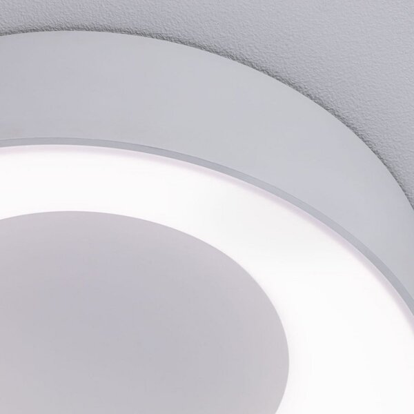 Paulmann HomeSpa Casca LED таванска лампа Ø 30 cm бяла, Затъмняване, Бял, Баня, Метал, Модерен