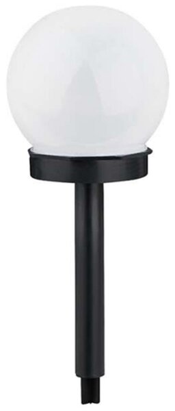 Aigostar - LED соларна лампа 0,006W/1,2V, 33см, черна, 6500K, IP44