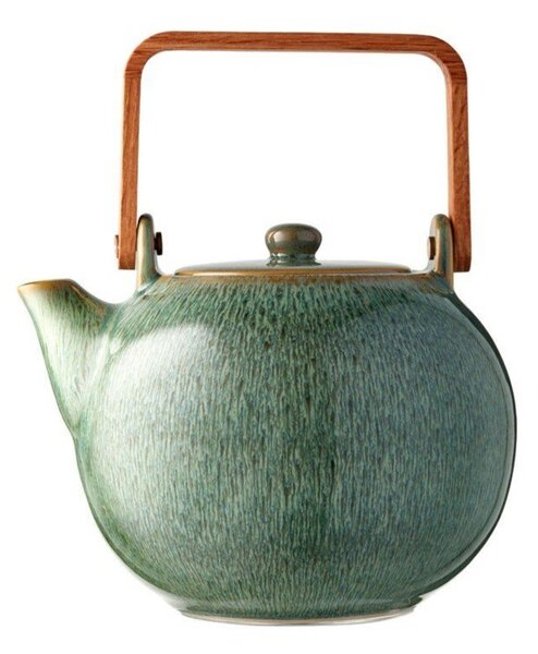 Зелен керамичен чайник с цедка 1,2 l Gastro Green – Bitz
