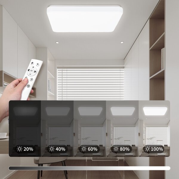 Brilagi - Димируемо LED таванно осветително тяло MILKY WAY LED/24W/230V 3000-6500K +дистанционно