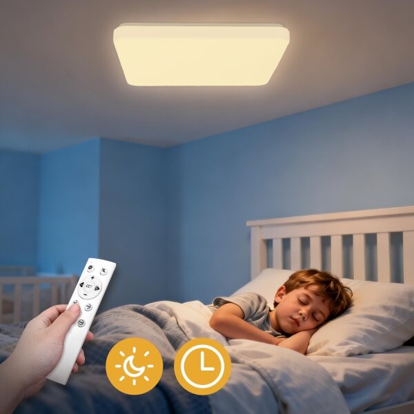 Brilagi - Димируемо LED таванно осветително тяло MILKY WAY LED/24W/230V 3000-6500K +дистанционно