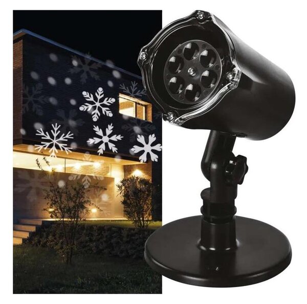 LED Екстериорен Коледен проектор LED/3,6W/230V IP44 студено бял