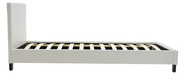 Единично легло 100x200 см Nevil 141 Бял мат