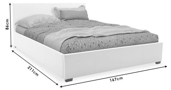 Двойно легло с място за съхранение 160x200 см Norse 9905 Бежов