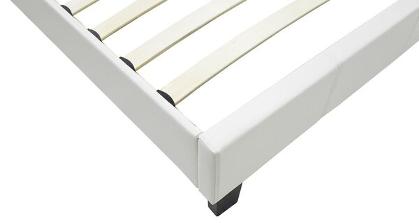 Единично легло 100x200 см Nevil 141 Бял мат