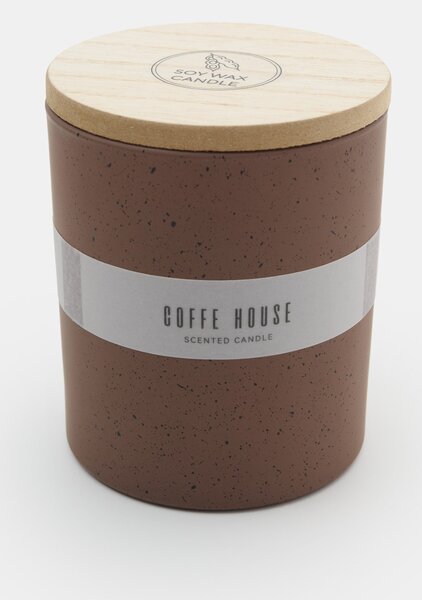 Sinsay - Ароматна свещ с добавен соев восък Coffe House - бежово