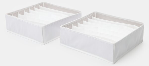 Sinsay - Комплект органайзери за сутиени 2 pack - бял