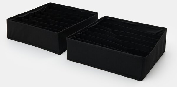 Sinsay - Комплект органайзери за сутиени 2 pack - черeн
