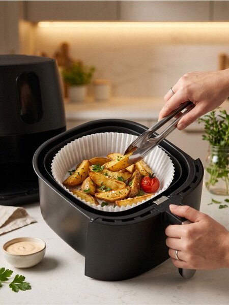 Sinsay - Хартиени форми за air fryer 100 pack - бял
