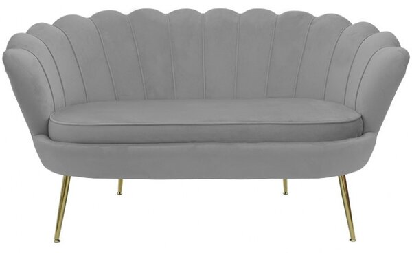Диван Daimon за 2 места сив 134x70x77 см