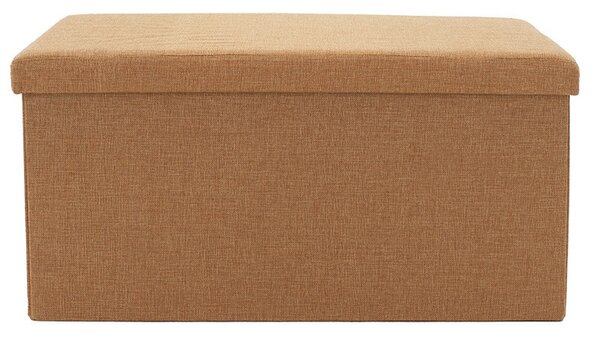 Пейка с кутия за съхранение за антре Greatness бежова 76x38x38см