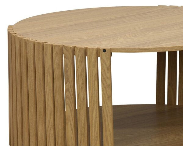 Масичка за кафе Heavenly MDF цвят естествено дърво D83x38см