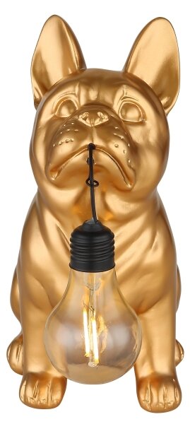 Globo 36333G - LED соларно осветително тяло LED/0,06W/3V IP44 златно куче