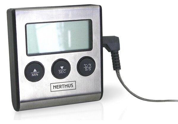 Nerthus Цифров термометър с таймер и сонда