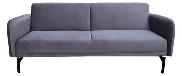 Разтегателен диван „Veluto“, антрацит, 85x197x83 см