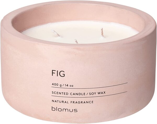 BLOMUS Ароматна свещ FRAGA размер XL - аромат Fig - цвят Rose Dust