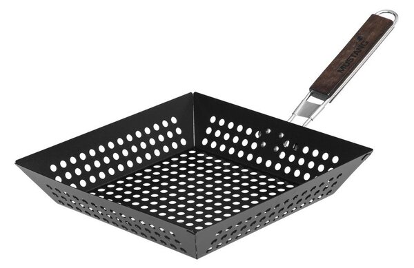 MUSTANG Перфориран BBQ тиган за зеленчуци - 30х30 см