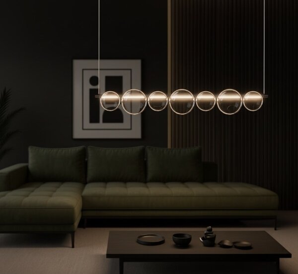 LED полилей на кабел ATOLA LED/19W/230V черен/прозрачен