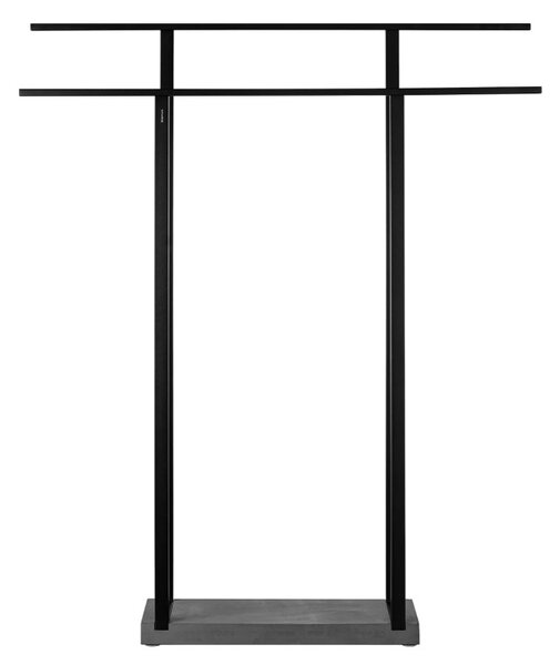 BLOMUS Стояща закачалка за кърпи MENOTO, 90 см, двойна - черна
