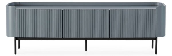 Сиво-синя маса за телевизор 180x55x40 cm Willa – MOME