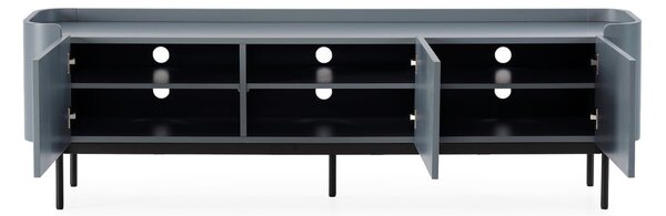 Сиво-синя маса за телевизор 180x55x40 cm Willa – MOME