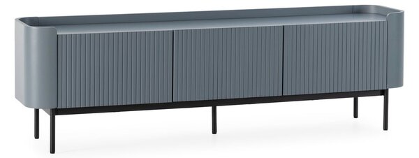 Сиво-синя маса за телевизор 180x55x40 cm Willa – MOME