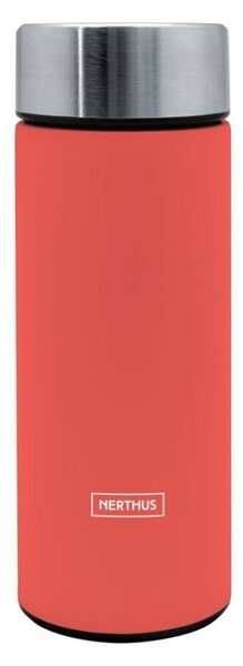 Nerthus Термос с инфузер цвят КОРАЛ - 300 мл
