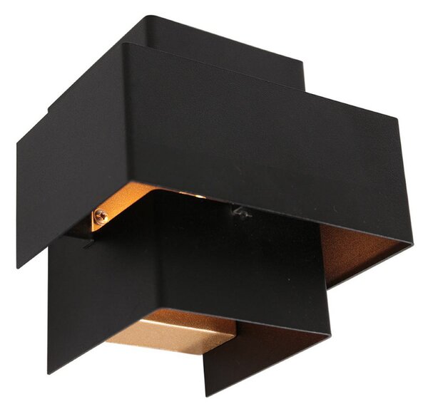 Steinhauer LED стенна лампа Muro 3367, черна, нагоре/надолу, G9, 2700 K, Затъмняване, Черен, Дневна/трапезария, Метал, Модерен, Стенна розетка отгоре/отдолу