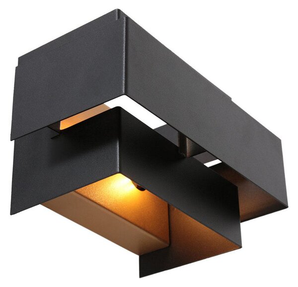 Steinhauer LED стенна лампа Muro 3368, черна, нагоре/надолу, G9, 2700 K, Затъмняване, Черен, Дневна/трапезария, Метал, Модерен, Стенна розетка отгоре/отдолу