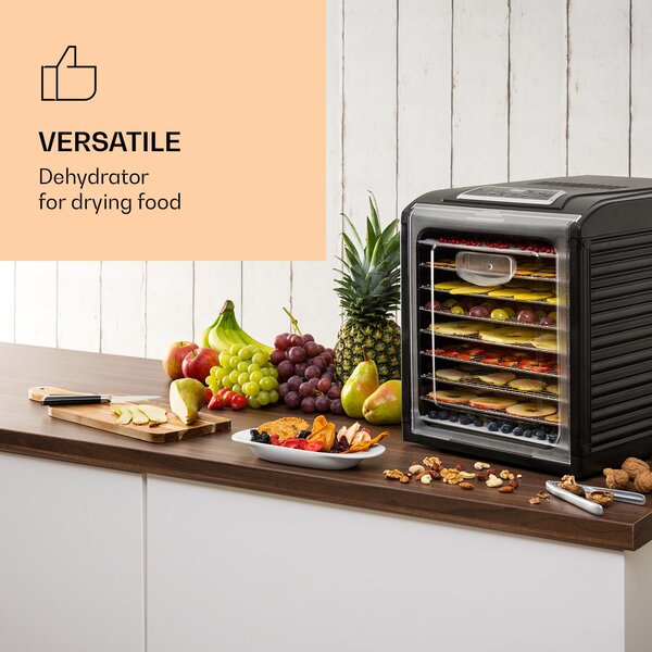 Klarstein Fruit Jerkyu Plus 9 Сушилня за плодове Таймер 9 тави 600-700 W 35-70 °C
