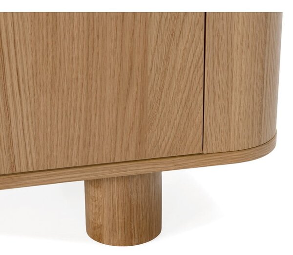 Скрин от декор от дъб в естествен цвят 180x75x40 cm Padoc – MOME