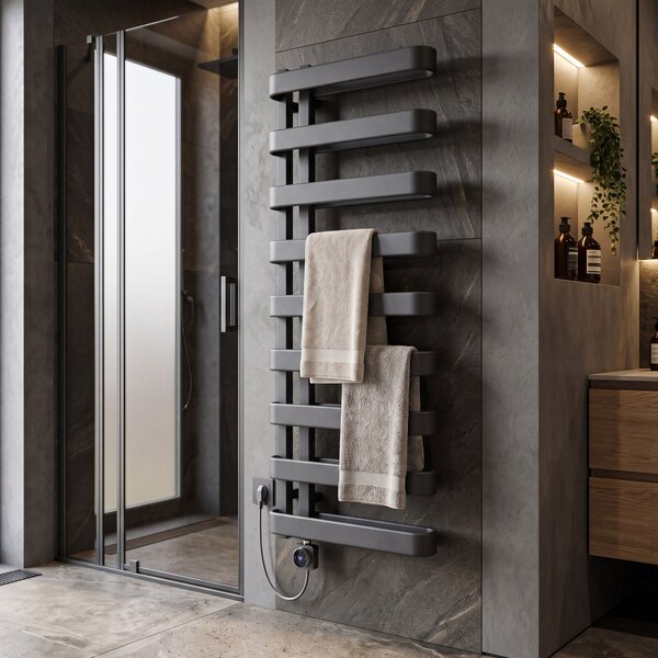 Електрически радиатор Rea Artas 130x50 см Сив