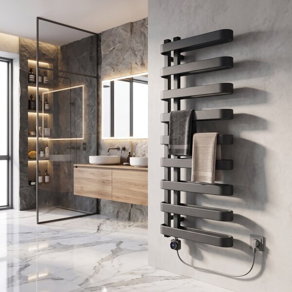Електрически радиатор Rea Artas 130x50 см Сив