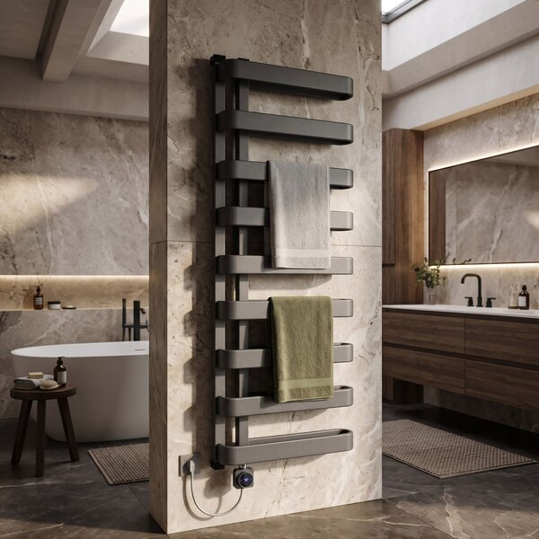 Електрически радиатор Rea Artas 130x50 см Сив