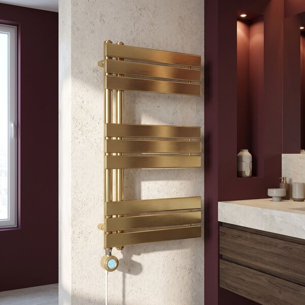 Електрически радиатор Rea Marvo 90x50cm Brush Gold