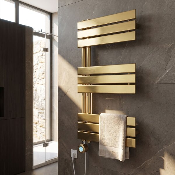 Електрически радиатор Rea Marvo 90x50cm Brush Gold