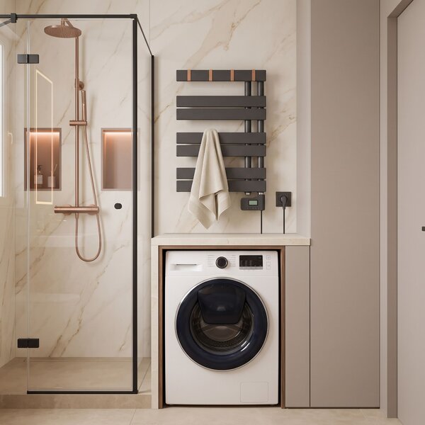 Електрически радиатор Rea Nexo 90X50 Grey