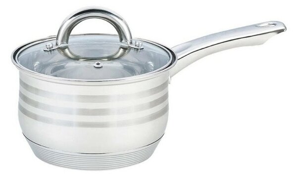 Касерола Bohmann BH 3138-14, вместимост 1.2 l, 14 cm диаметър, неръждаема стомана, капак, инокс