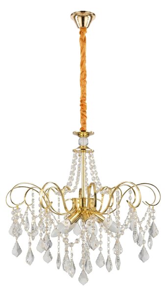 Кристална висяща лампа SWE081-CP 60cm GOLD