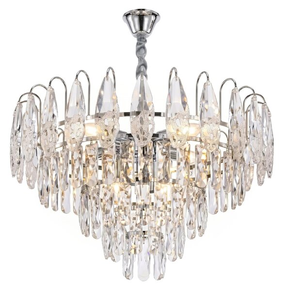 Кристална висяща лампа SWE079-CP 50cm Chrom