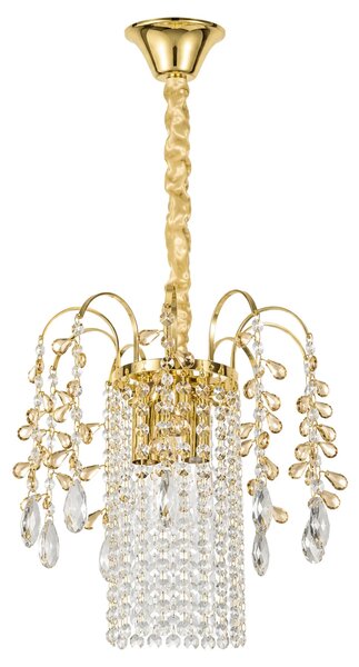 Кристална висяща лампа SWE090-CP 30cm GOLD