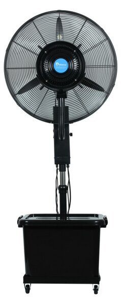 Вентилатор с водна мъгла Elite EFM-1342BL, 41l, Въздушен поток 143 м3/min, Меден двигател, 3 скорости, Черен