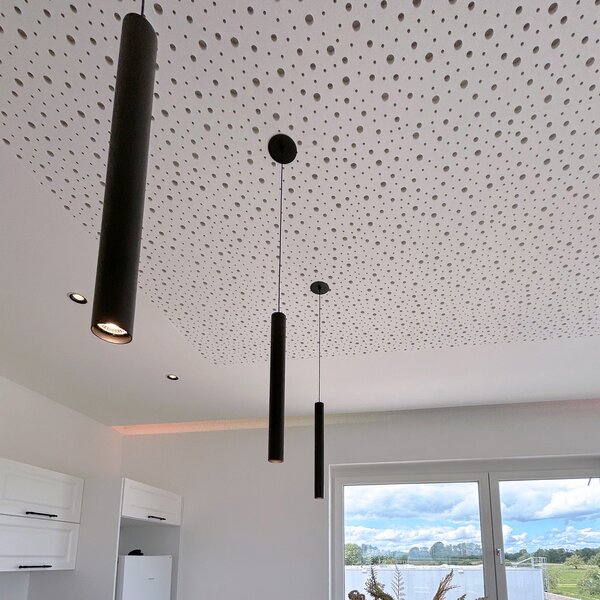 Deko-Light LED висяща лампа Slim, черна, алуминий, 2700 K, Затъмняване, Черен, Дневна/трапезария, Алуминий, Модерен