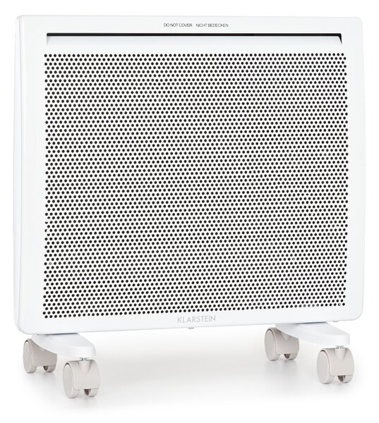 Klarstein Hot Spot Slimcurve Double Wave, 2 в 1 нагревател, 1000 W, седмичен таймер, бял
