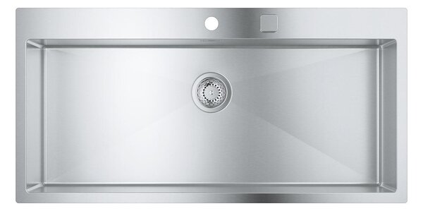 Grohe K800 кухненска мивка от неръждаема стомана, единична, 1024x510 mm