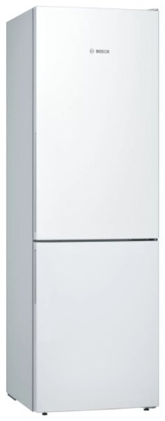 Хладилник с фризер Bosch KGE36AWCA, клас E, 503 л. общ обем, свободностоящ, 266 kWh/годишно, LowFrost, VitaFresh, VarioZone, LED вътрешно осветление, бял