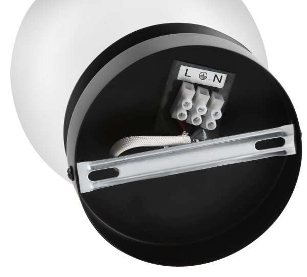 BRILAGI - Настенно осветително тяло POLOS 1xE27/40W/230V Ø 20 см черно