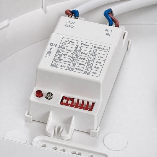 Rabalux 77236 - Външно таванно осветително тяло WELRO 1xE27/9W/230V IP65 Ø 30 см бяло