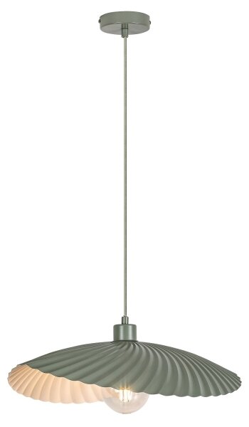 Rabalux 72056 - Висящ полилей на кабел BRIDGET 1xE27/40W/230V зелен